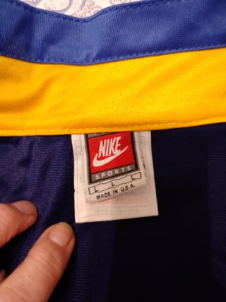 Chaqueta Vintage  Nike Azul y Amarillo