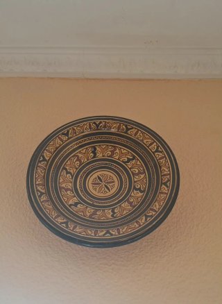 Plato decorativo árabe Souvenir de Meknes