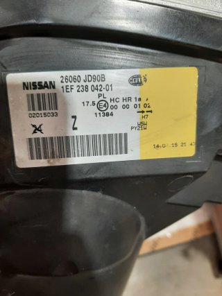 Faro Delantero Nissan Qashqai