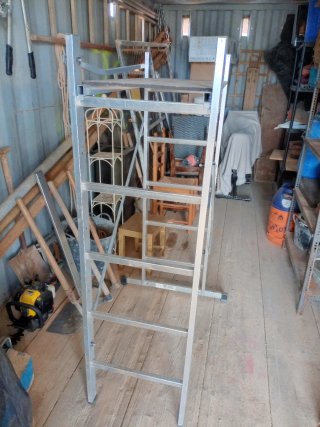 Andamio de aluminio plegable