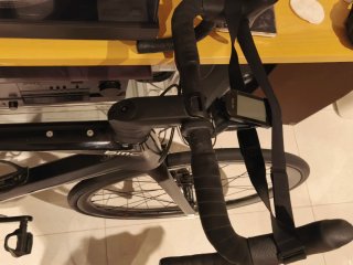 Bicicleta de carbono BMC road machine.
