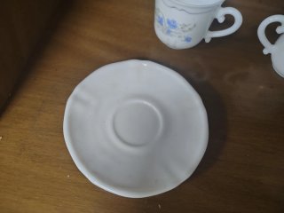 Juego de café porcelana floral