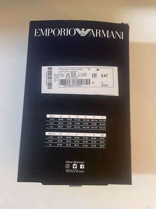 Emporio Armani 3 Pack Trunk Stretch Cotton