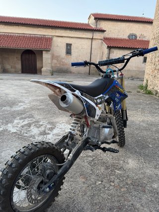 Moto Malcor MTR Motocross Azul/Blanco