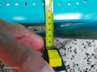 Sedia pieghevole in metallo Ikea blu