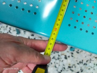 Sedia pieghevole in metallo Ikea blu
