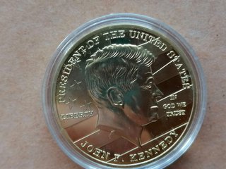 Moneda Conmemorativa Presidente Kennedy