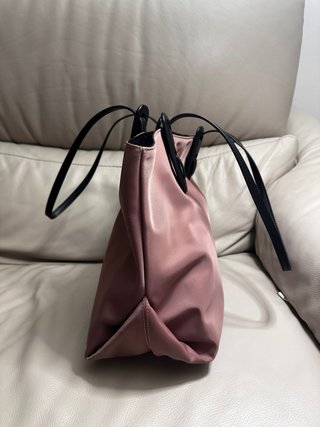 Bolso Tote Rosa Empolvado