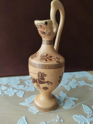 Jarrón griego de museo
