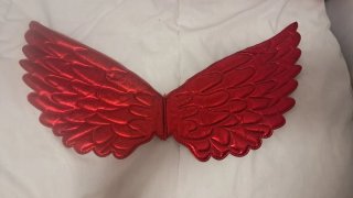 Disfraz Ángel y Demonio Tutú Blanco y Rojo