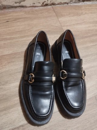 Zapatos Zara Mujer Talla 37 Negro