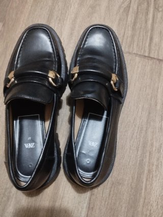 Zapatos Zara Mujer Talla 37 Negro