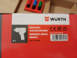 Pistola Impacto 1/2 Würth + Llave Dinamométrica 1/