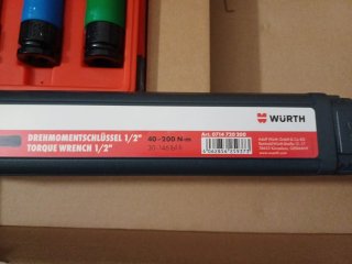 Pistola Impacto 1/2 Würth + Llave Dinamométrica 1/
