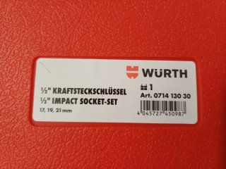 Pistola Impacto 1/2 Würth + Llave Dinamométrica 1/