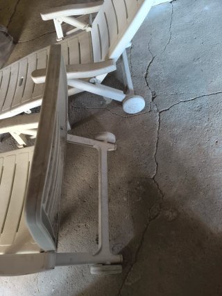 Tumbonas PVC plegables