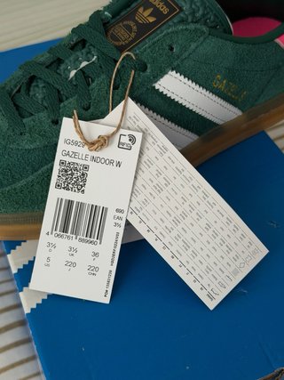 Adidas Gazelle Indoor Verde Talla 36