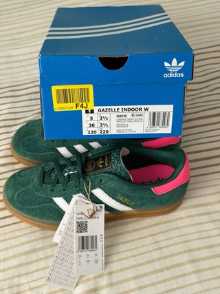 Adidas Gazelle Indoor Verde Talla 36