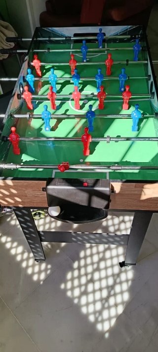 Mesa Multijuegos: Futbolín, Billar, Pimpón
