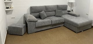 Sofá Chaiselongue Gris