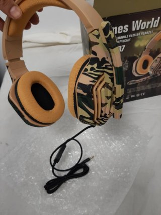 Auriculares Gaming PS4 PC Móvil Camuflaje