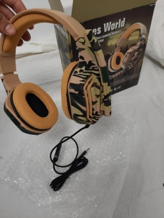 Auriculares Gaming PS4 PC Móvil Camuflaje