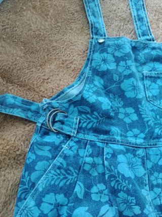 Peto vaquero vintage estampado floral