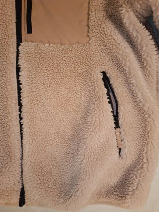Chaqueta polar Sireko beige/rosa