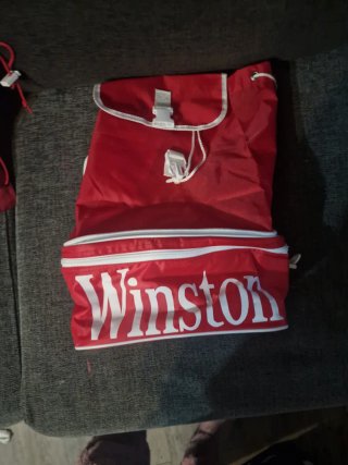 Mochilas Winston Vintage Años 90 Roja