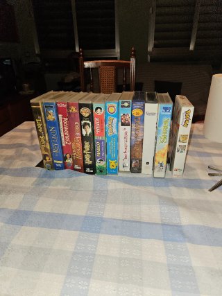 Lote Películas VHS Animadas Familiares