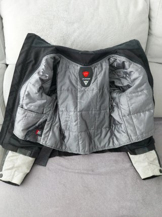 Chaqueta Dainese Moto verde y Gris talla 46