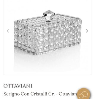 Scrigno Cristallo Ottaviani Portagioie