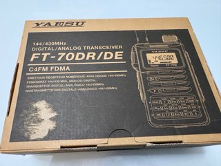 Emisora Yaesu FT-70D Digital/Analógica