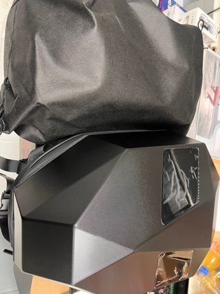 Mochila para Motocicleta Negra y Roja