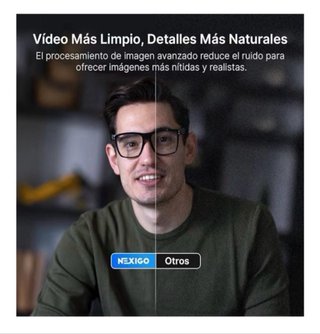 Webcam NexiGo N930E Pro 4K PDAF con lucetta integrata