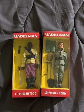 Pack 2 Figuras Madelman Pirata + Militar