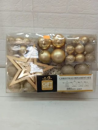 Palline di Natale Dorate - 101 Pezzi