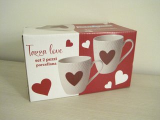 Set 2 Tazze Tazza Love Brandani
