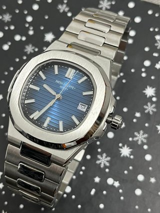 Reloj PatekP Cara Azul Acero Inox