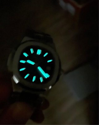Reloj PatekP Cara Azul Acero Inox