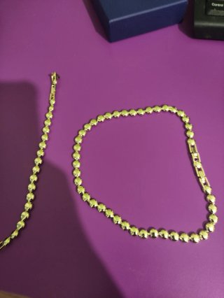 Conjunto Swarovski Angelic Dorado