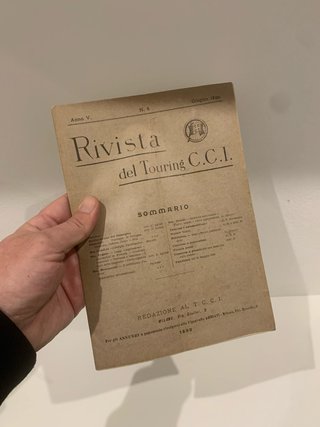 Antica rivista Touring C.C.I. anno 1899