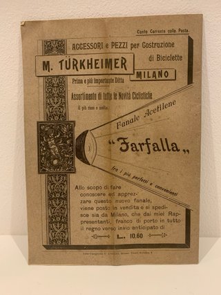Antica rivista Touring C.C.I. anno 1899