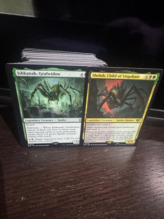 Mazo de Magic Commander tribal arañas Ella-Laraña