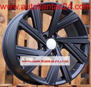 8815 JUEGO DE 4 LLANTAS VW BLACK