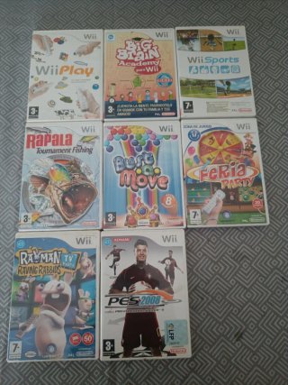 Lote 8 Juegos Wii: Wii , Raving Rabb