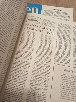 LOTE 7 REVISTAS CULTURALES ESPAÑOLAS — 1952-1953