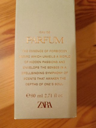 Perfume " SENSUAL OUD " ZARA 80 ML.