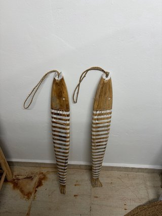 Decoración de pared de yute