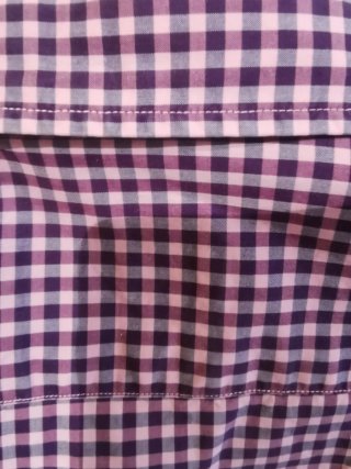 Camisa Massimo Dutti Cuadros azul Rosa